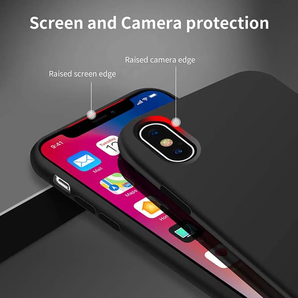 iPhone X/XS Case - Silicone Rvelon Black