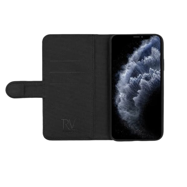 iPhone 11 Pro Max Plånboksfodral Magnet Rvelon - Svart