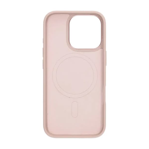 Silicone Mobile Case for iPhone 16 Pro - Pink with Camera Protection