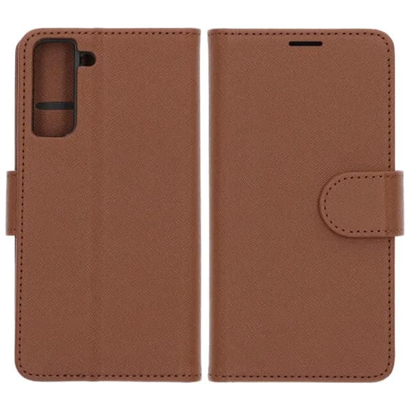 Samsung Galaxy S21 Wallet Case with Stand - Brown