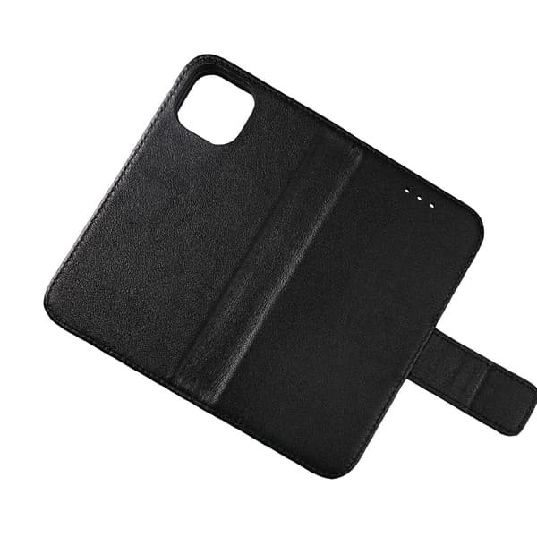 iPhone 13 Mini Plånboksfodral Läder Rvelon - Svart