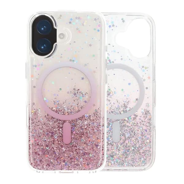 Star Diamond Classic Series MagSafe Glitter Case - iPhone 17 Pink