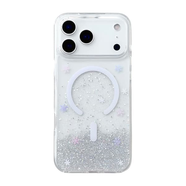Star Diamond Classic Series MagSafe Glitter Case - iPhone 17 Pro Max Silver