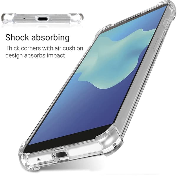 Shockproof Mobile Case Huawei Y5 2018 - Transparent