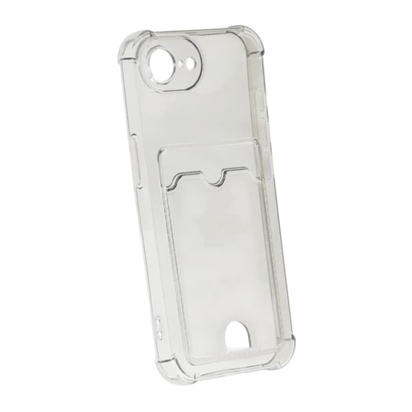 Shockproof Case with Card Holder iPhone 16e - Black