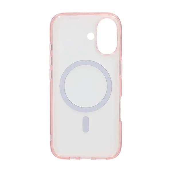 Mobilskal TPU Magsafe för iPhone 17 - Rosa Transparent