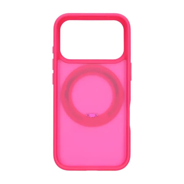 Mobilskal Roterande Magnet Stativ för iPhone 17 Pro - Röd