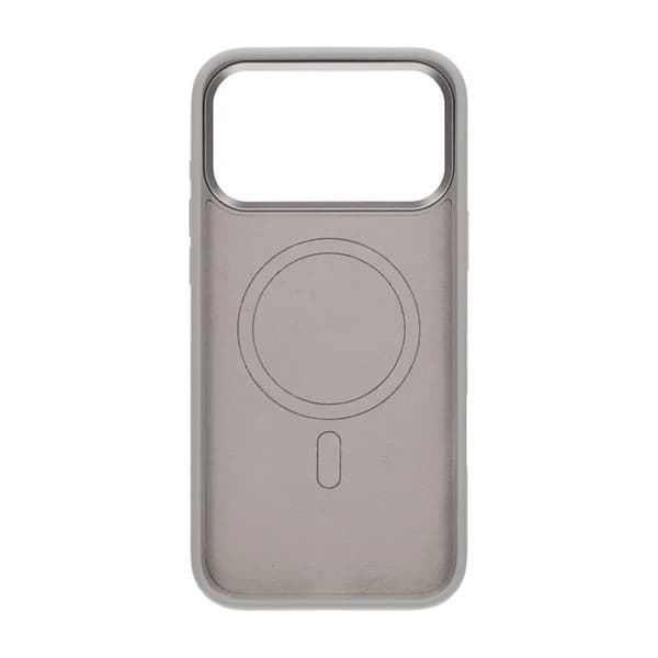 Mobilskal Silikon med Magsafe för iPhone 17 Pro Max - Ljusgrå