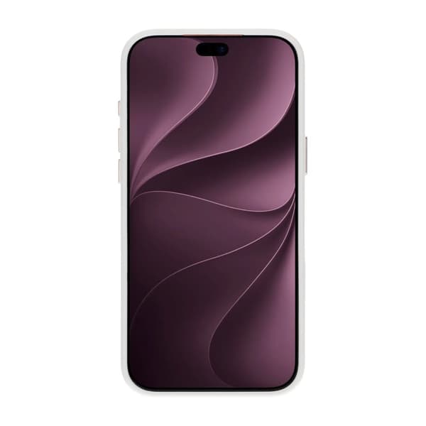 Mobilskal med plumartad textur för iPhone 17 Pro Max och iPhone 18 Pro Max - Vit