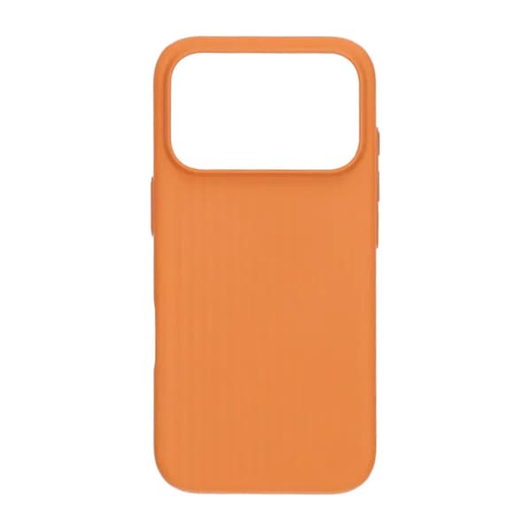 Korrugerat Skal med Magsafe för iPhone 17 Pro Max - Orange