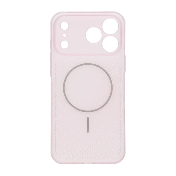 Magnetic Mesh Cooling Phone Case For iPhone 17 Pro Max/18 Pro Max Pink
