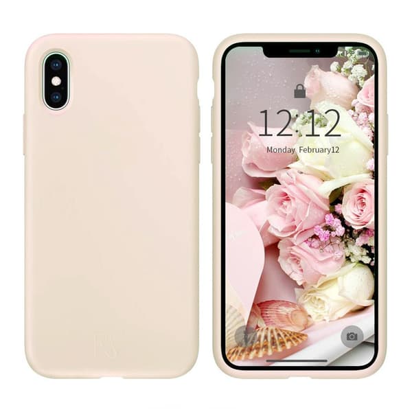 iPhone X/XS Silikonskal Rvelon - Beige