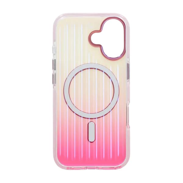 Mobilskal Korrugerad MagSafe för iPhone 17 - Rosa