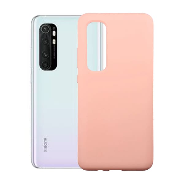 Mobilskal Silikon Mi Note 10 Lite - Rosa
