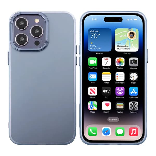 iPhone 14 Pro Max Case - Frosted Blue