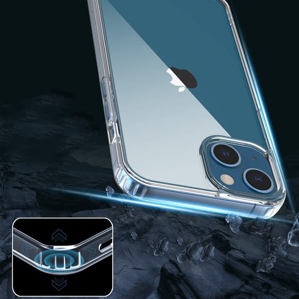 iPhone 13 Case - Shockproof Rvelon Transparent