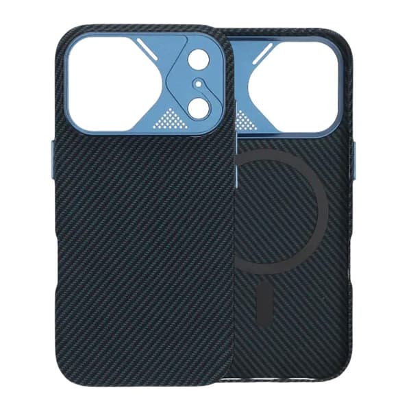 Amru Water Print Phone Case - iPhone 17 Pro Max Blue