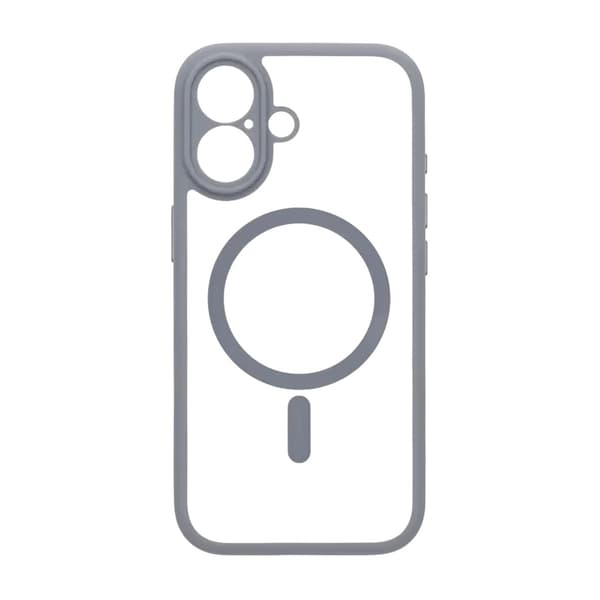 Case for iPhone 17 with MagSafe and Camera Protection with Gray