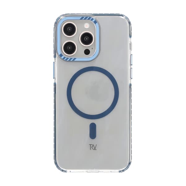 iPhone 15 Pro Max Rvelon Mobilskal Magnet Förstärkt - Blå