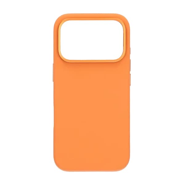 Mobilskal Silikon Magsafe och Statv iPhone 17 Pro Max - Orange