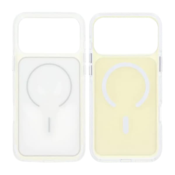 Mobilskal TPU Bumper med Magsafe för iPhone 17 Pro - Vit