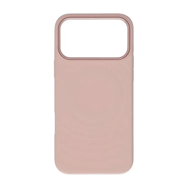 Mobilskal Silikon med Magsafe för iPhone 17 Pro Max - Rosa
