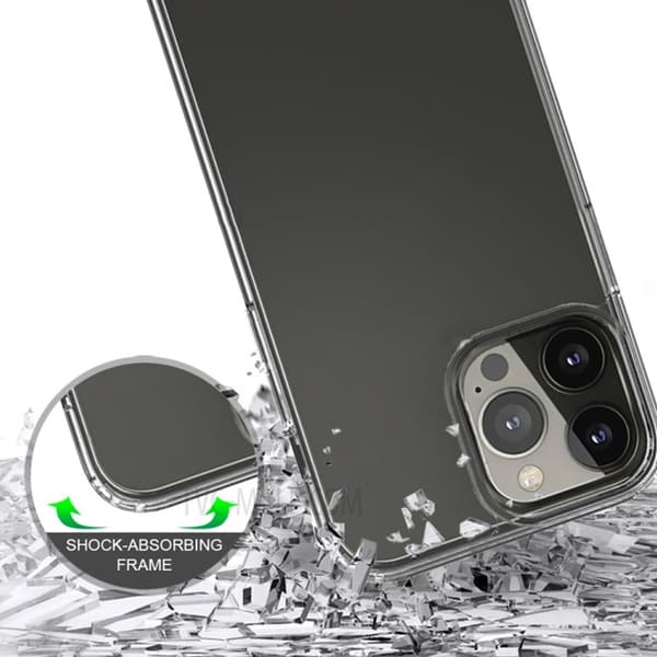 iPhone 12 Pro Max Case Shockproof Rvelon Transparent