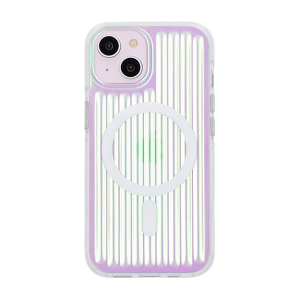Shockproof Case with Magsafe for iPhone 15 and 14 - Green Reflex