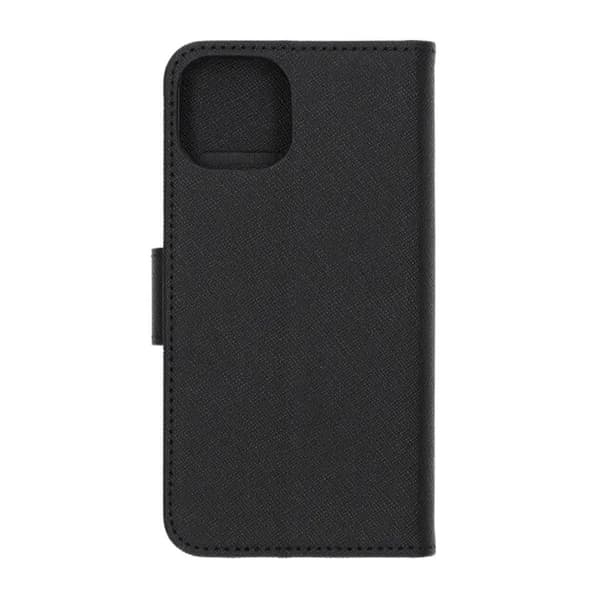 iPhone 13/14 Flip Stand Leather Wallet Case Black