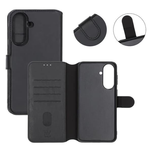 RV Magnetic Wallet Case Samsung A57 Black