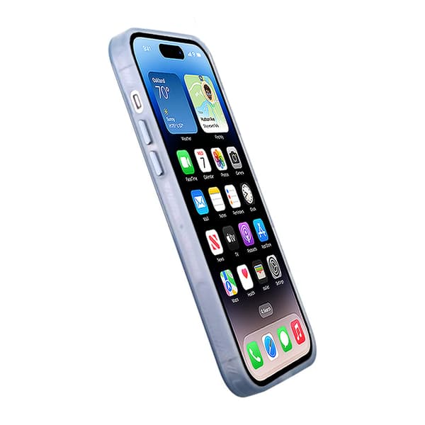iPhone 14 Pro Max Case - Frosted Blue