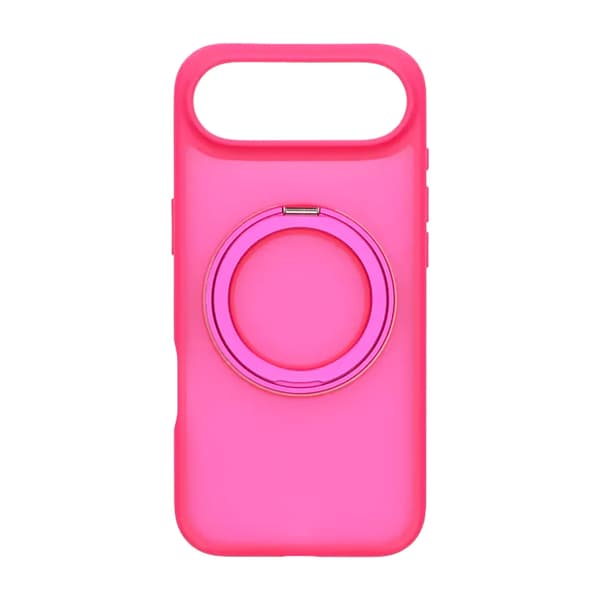 Mobilskal Roterande Magnet Stativ för iPhone Air - Röd