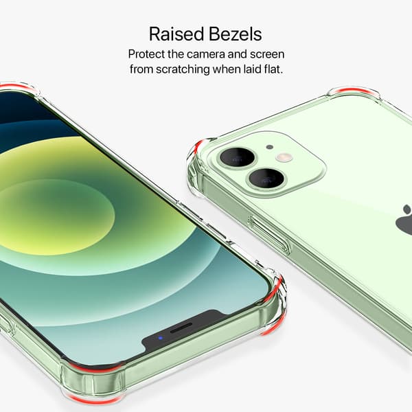 Shockproof Mobile Case iPhone 12 Mini - Transparent