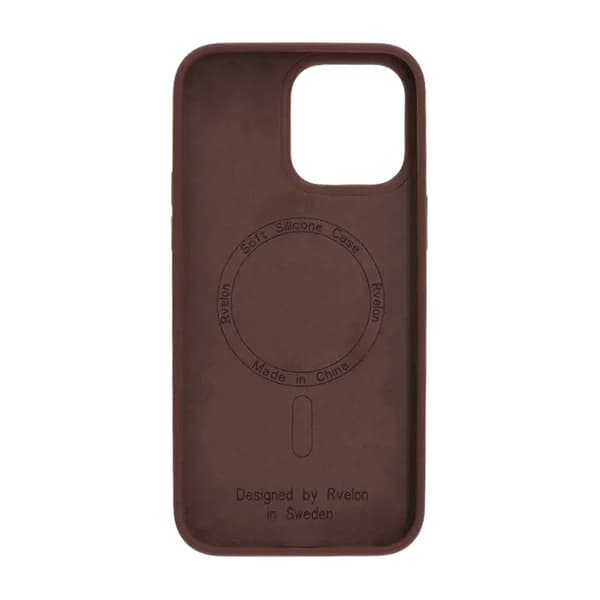 iPhone 13 Pro Case - Silicone With Magsafe Rvelon Earthy Brown