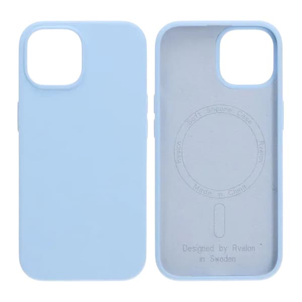 iPhone 15 Case - Silicone Rvelon Sky Blue