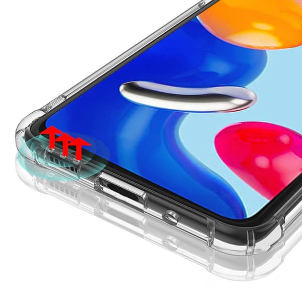 Stöttåligt Mobilskal Redmi Note 11 - Transparent