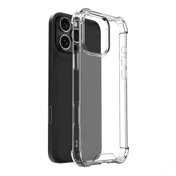 iPhone 16 Pro Max Shockproof Case - Transparent