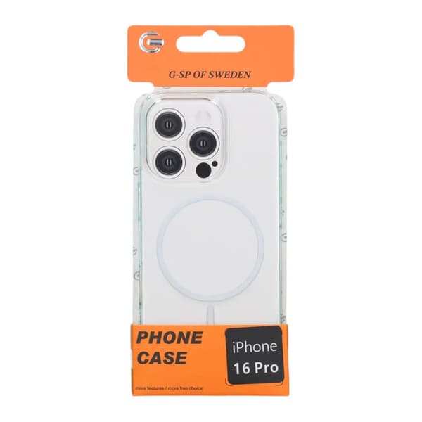 Magsafe Shockproof Case for iPhone 16 Pro - Transparent