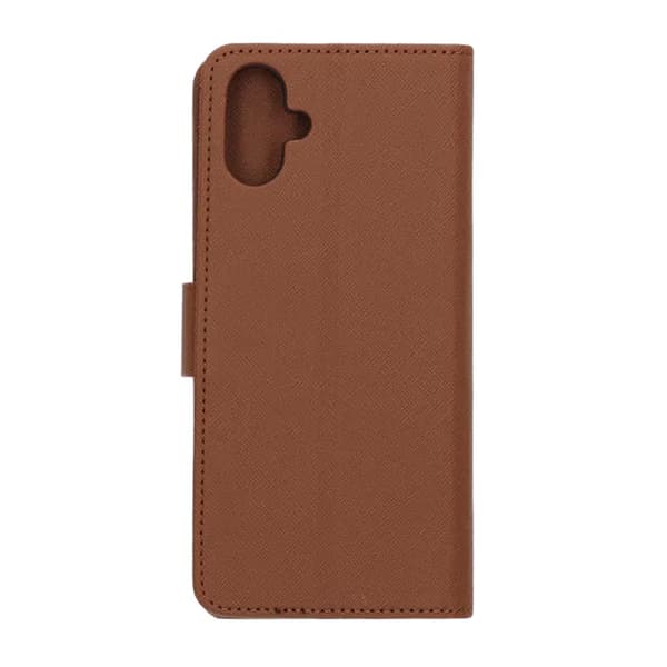 Wallet Case with Stand for Samsung Galaxy A06 - Brown