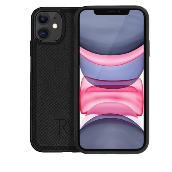 RV Magnetic Wallet Case-iPhone 12 Mini - Black