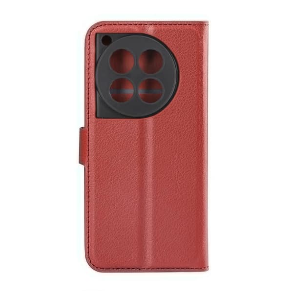 OnePlus 12 5G Plånboksfodral med Stativ - Brun
