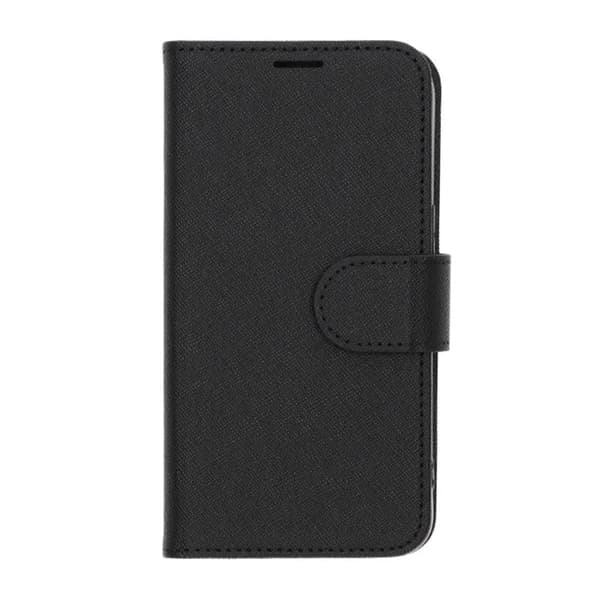 iPhone 13/14 Flip Stand Leather Wallet Case Black