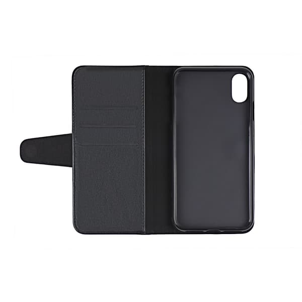 iPhone XS Max Plånboksfodral Stativ och extra Kortfack G-SP -  Svart
