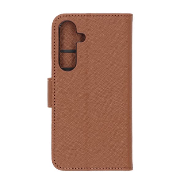 Samsung Galaxy S25 Plånboksfodral med Stativ - Brun