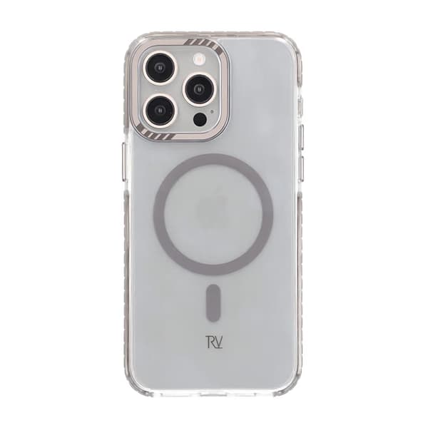 iPhone 15 Pro Max Rvelon Mobilskal Magnet Förstärkt - Grå