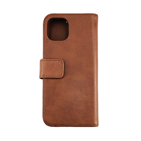 iPhone 13 Pro Max Plånboksfodral Läder Rvelon - Brun
