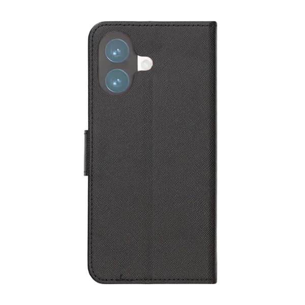 Wallet Case with Stand for iPhone 17 - Black