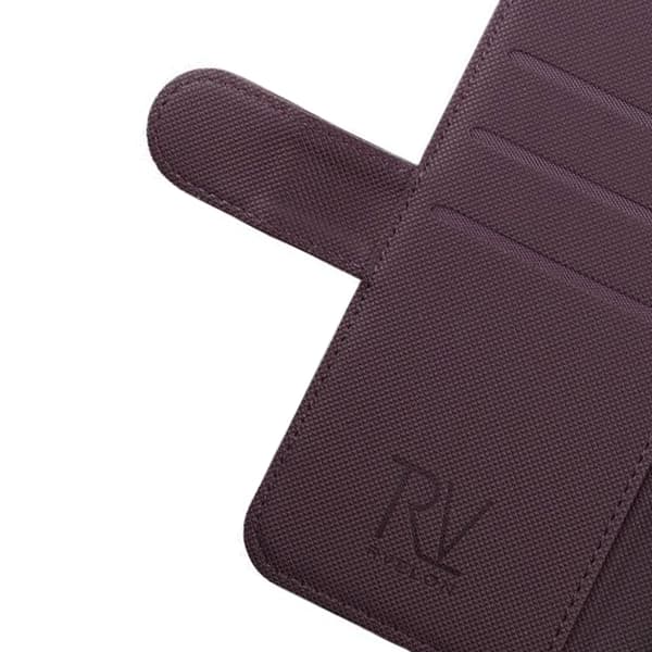 iPhone 13 Mini Plånboksfodral Extra Kortfack Rvelon - Mörklila