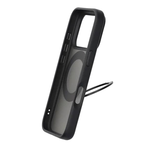 Matte Case 360 rotating bracket Mobile Phone Case For iPhone 17 Pro Black