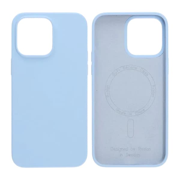 iPhone 14 Pro Max Case - Silicone With Magsafe Rvelon Sky Blue
